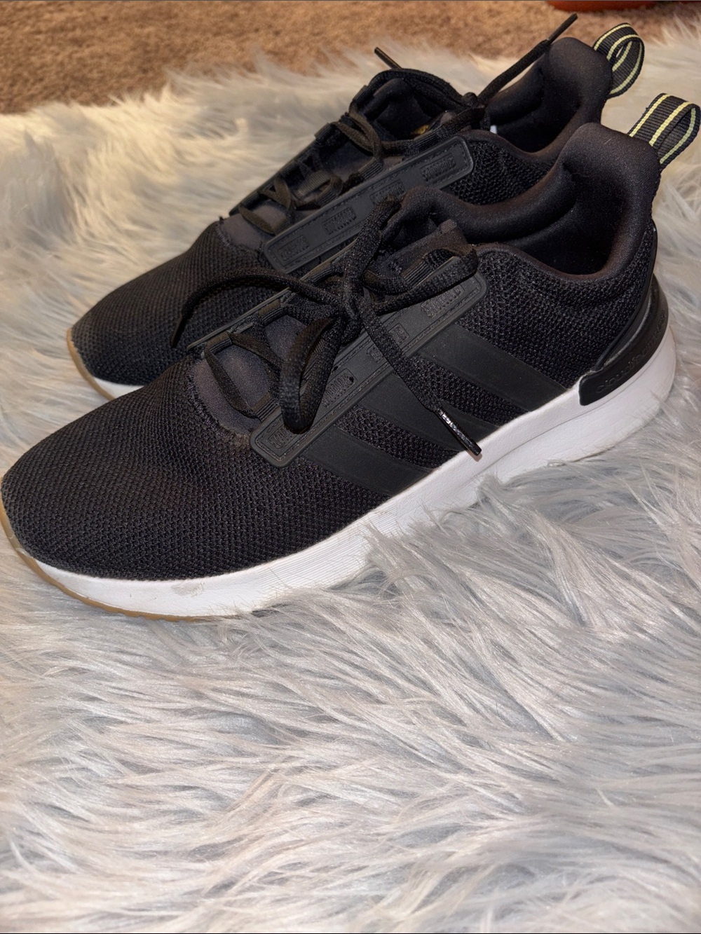adidas Black and White Athletic Sneakers